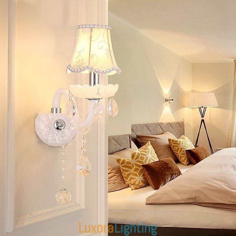 Designer Touch Decorative Classic European Style Crystal Sconce Elegant Wall Light