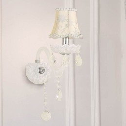 Designer Touch Decorative Classic European Style Crystal Sconce Elegant Wall Light