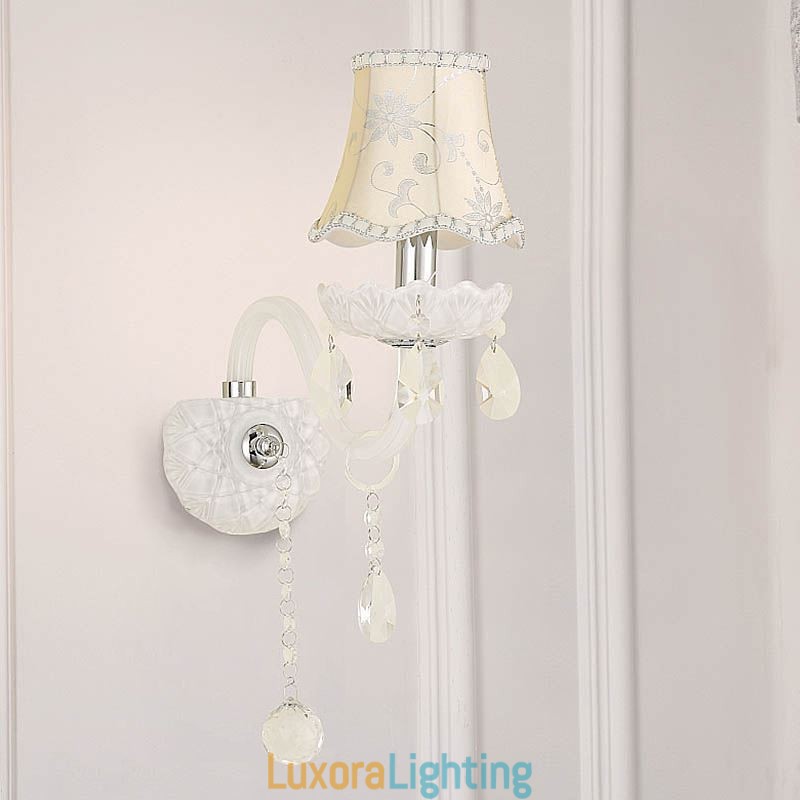 Designer Touch Decorative Classic European Style Crystal Sconce Elegant Wall Light