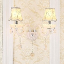 Designer Touch Decorative Classic European Style Crystal Sconce Elegant Wall Light