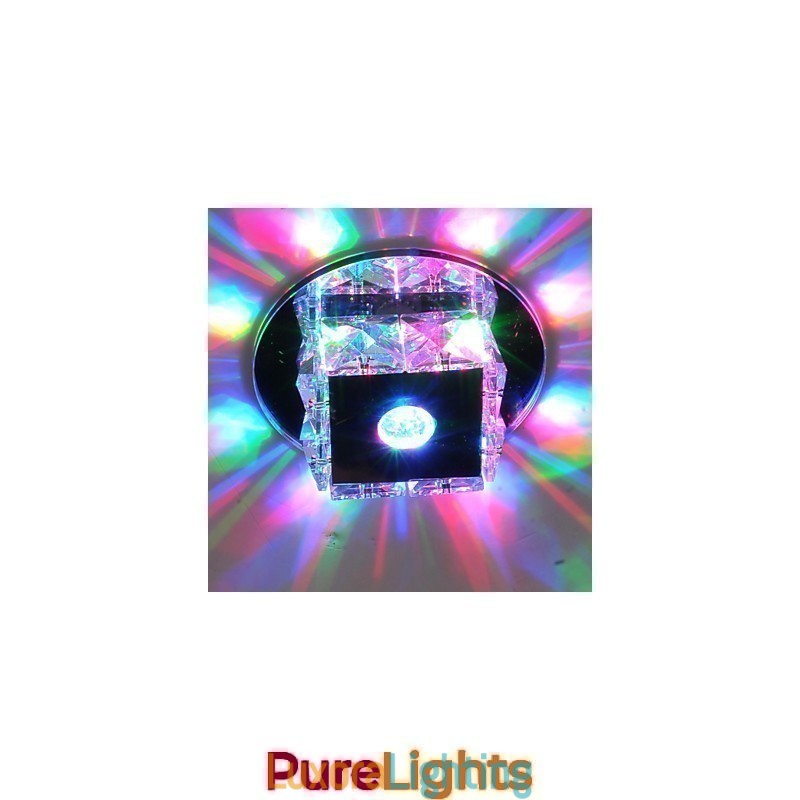 Designer Touch Decorative Crystal Mini Style Glass Flush Mount Kids