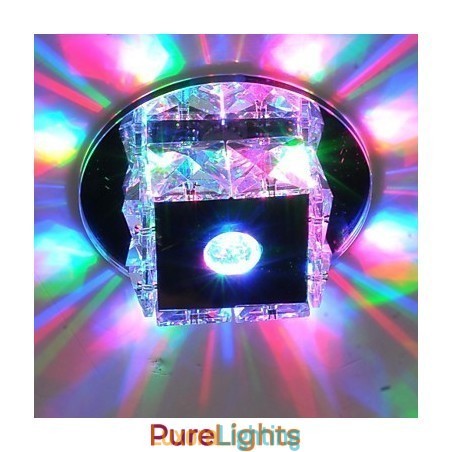 Designer Touch Decorative Crystal Mini Style Glass Flush Mount Kids