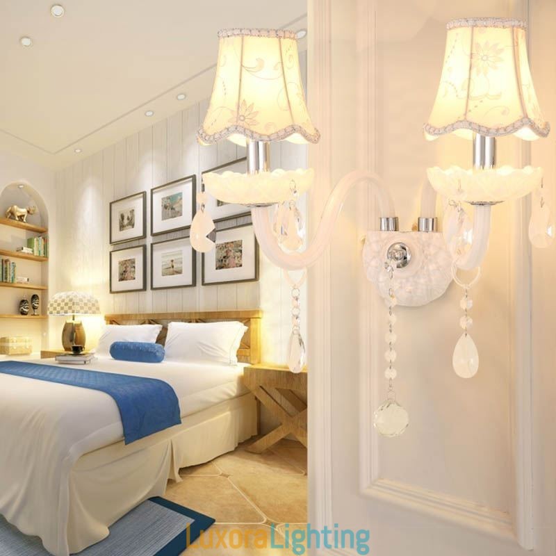 Designer Touch Decorative Classic European Style Crystal Sconce Elegant Wall Light