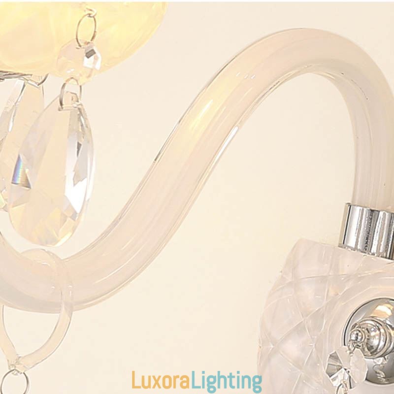 Designer Touch Decorative Classic European Style Crystal Sconce Elegant Wall Light