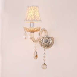 Designer Touch Decorative Elegant Crystal Sconce European Style Wall Light Aisle