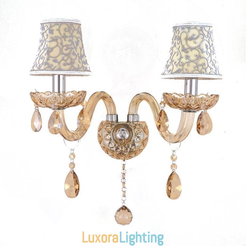 Designer Touch Decorative Elegant Crystal Sconce European Style Wall Light Aisle