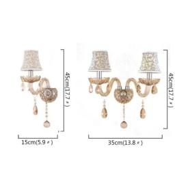 Designer Touch Decorative Elegant Crystal Sconce European Style Wall Light Aisle