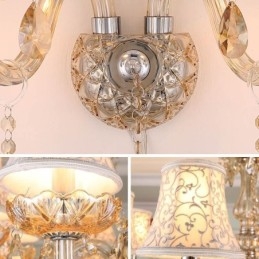 Designer Touch Decorative Elegant Crystal Sconce European Style Wall Light Aisle