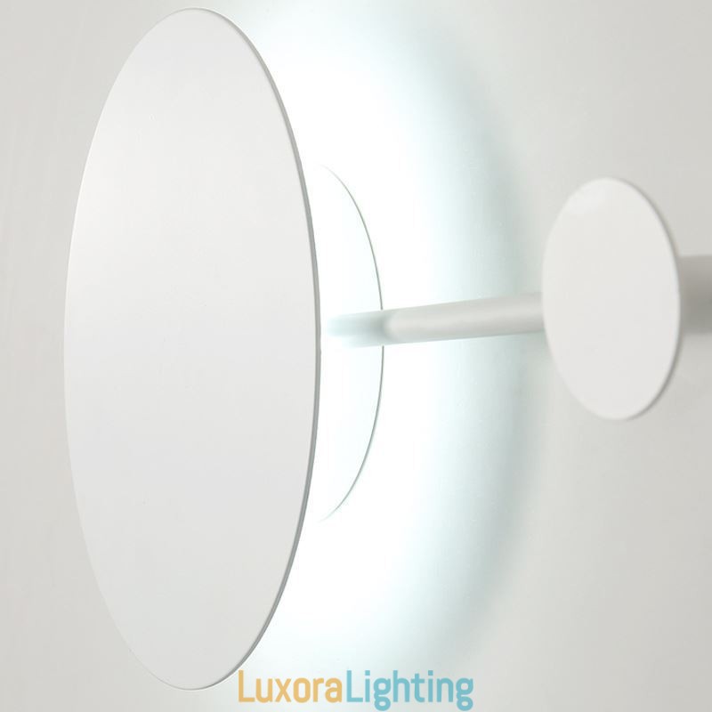 Designer Touch Decorative Modern Wall Light Circular Wall Lamp Black Hook Sconce Bedside Lighting