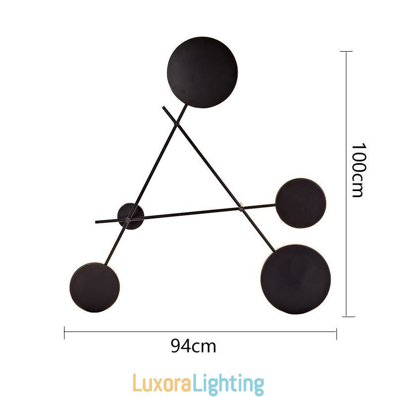 Designer Touch Decorative Modern Wall Light Geometric Shape Iron Fixture Sconce