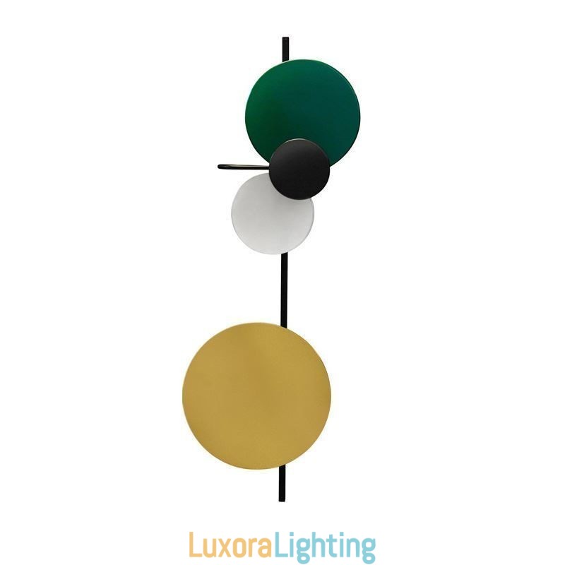 Designer Touch Decorative Modern Wall Light Circular Wall Lamp Colorful Home Lighting Bedside Lighting