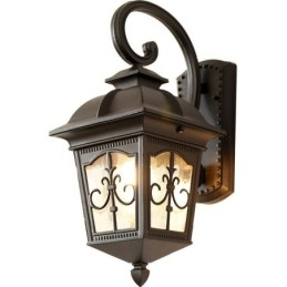 Designer Touch Decorative European Retro Outdoor Wall Light Waterproof Arrow Flower Wall Sconce