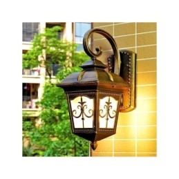 Designer Touch Decorative European Retro Outdoor Wall Light Waterproof Arrow Flower Wall Sconce