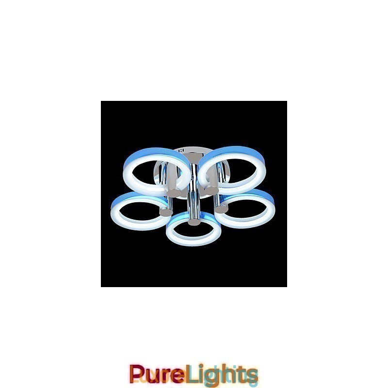 Designer Touch Decorative Modern Contemporary Mini Style Electroplated Flush Mount