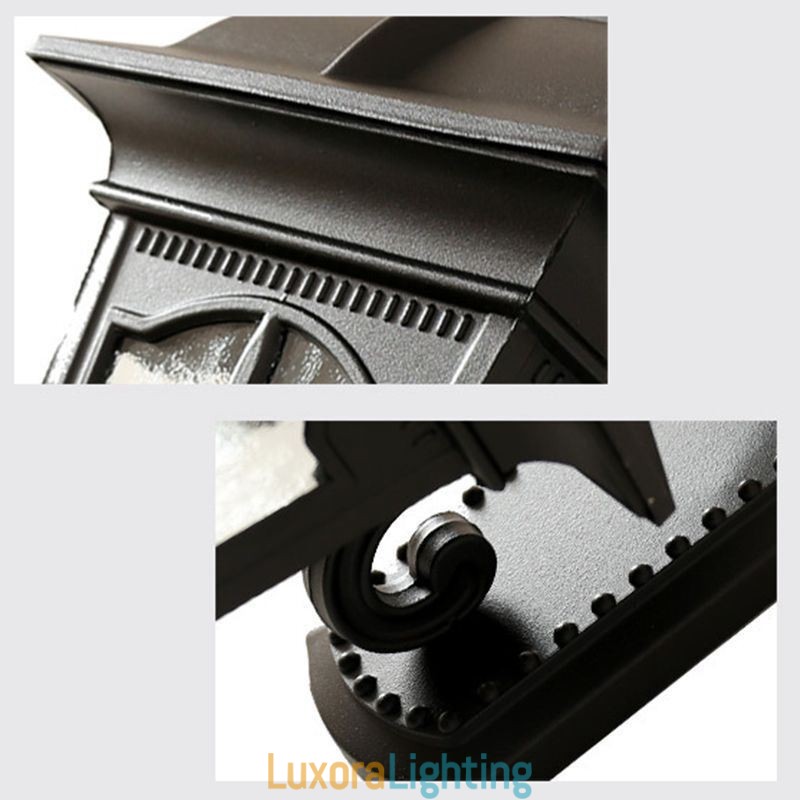 Designer Touch Decorative European Retro Outdoor Wall Light Waterproof Arrow Flower Wall Sconce