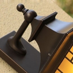 Designer Touch Decorative Chinese Outdoor Wall Sconce Waterproof Window Grille Wall Lamp