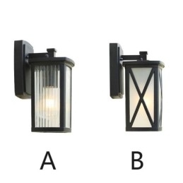 Designer Touch Decorative Modern Simple Outdoor Light Waterproof Square Column Wall Light Courtyard Corridor