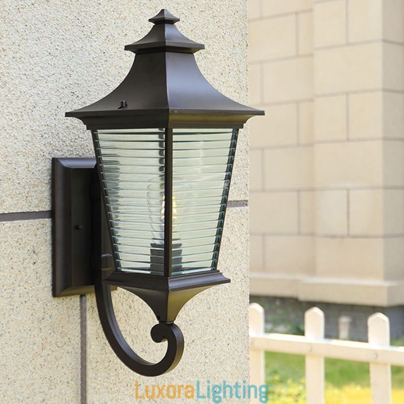 Designer Touch Decorative Modern Outdoor Light Waterproof Gazebo Wall Light Courtyard Corridor Garden Balcony