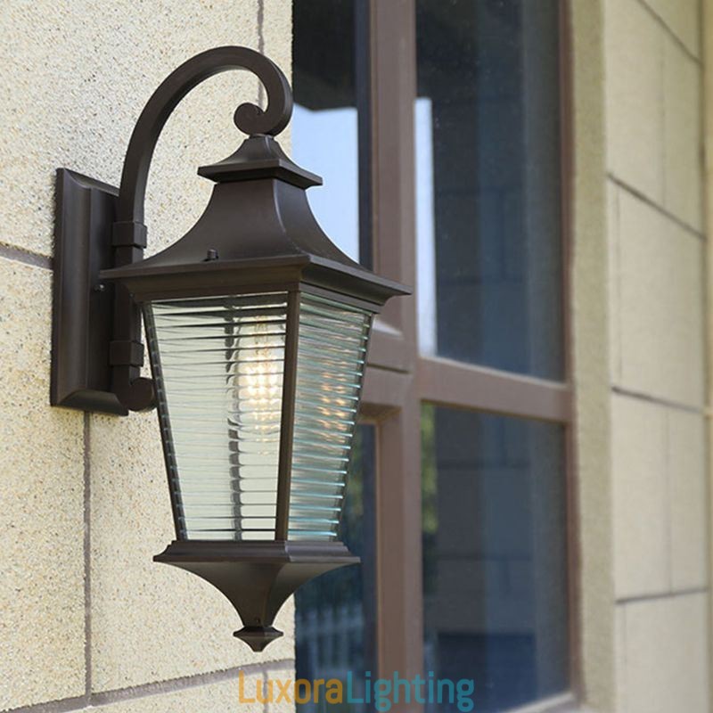 Designer Touch Decorative Modern Outdoor Light Waterproof Gazebo Wall Light Courtyard Corridor Garden Balcony