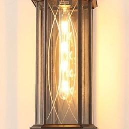 Designer Touch Decorative Chinese Outdoor Wall Sconce Single Head Waterproof Streamer Wall Light
