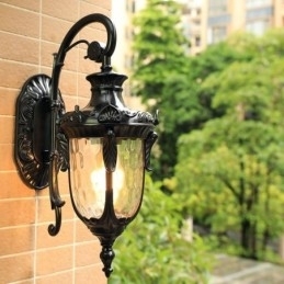 Designer Touch Decorative European Outdoor Light Waterproof Single Head Wall Light Courtyard Corridor Garden