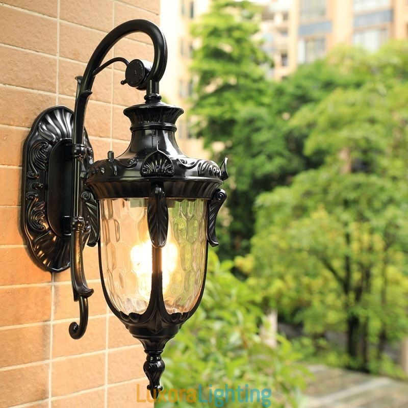 Designer Touch Decorative European Outdoor Light Waterproof Single Head Wall Light Courtyard Corridor Garden