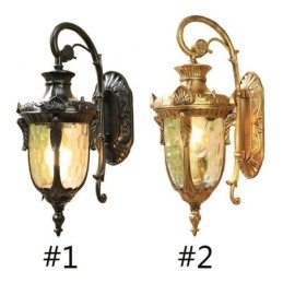 Designer Touch Decorative European Outdoor Light Waterproof Single Head Wall Light Courtyard Corridor Garden