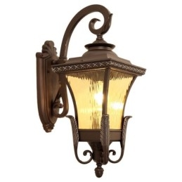 Designer Touch Decorative Chinese Outdoor Light Single Head Waterproof Glass Wall Light Courtyard Corridor