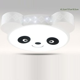 Designer Touch Decorative Remote Control Flush Mount Ceiling Light Modern White+Warm White Light With Remote