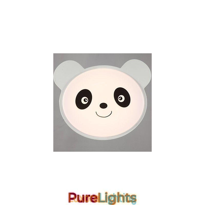 Designer Touch Decorative Remote Control Flush Mount Ceiling Light Modern White+Warm White Light With Remote