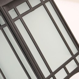 Designer Touch Decorative Chinese Style Outdoor Light Waterproof Pavilion Shape Wall Light Garden Balcony