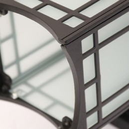 Designer Touch Decorative Chinese Style Outdoor Light Waterproof Pavilion Shape Wall Light Garden Balcony