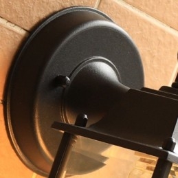 Designer Touch Decorative European Outdoor Wall Sconce Waterproof Square Column Wall Light Courtyard Garden Balcony