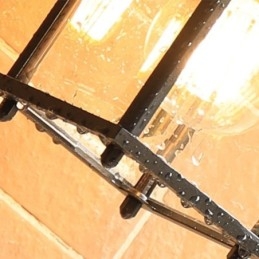 Designer Touch Decorative European Outdoor Wall Sconce Waterproof Square Column Wall Light Courtyard Garden Balcony