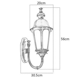 Designer Touch Decorative Modern Simple Outdoor Light Waterproof Plum Blossom Wall Light Courtyard Corridor Garden