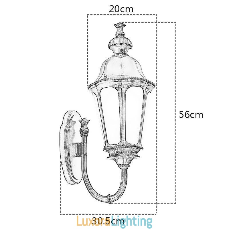 Designer Touch Decorative Modern Simple Outdoor Light Waterproof Plum Blossom Wall Light Courtyard Corridor Garden