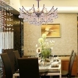 Designer Touch Decorative Luxuriant Crystal Chandelier with 6 Lights Pendant Chandelier