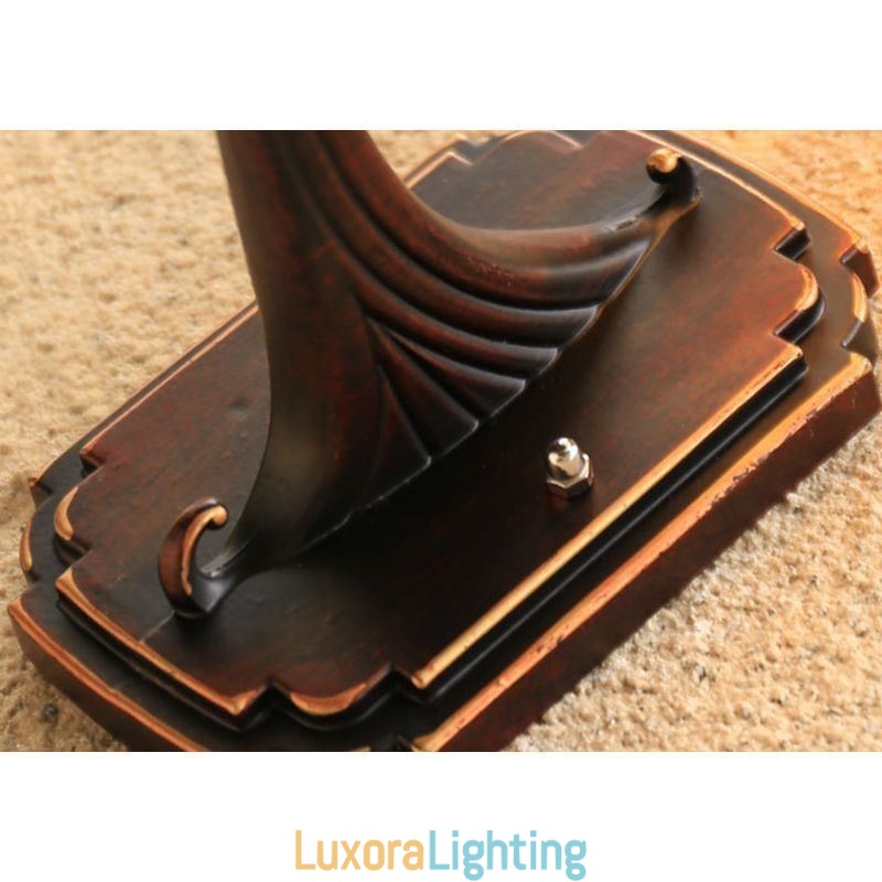 Designer Touch Decorative European Retro Outdoor Wall Sconce Waterproof Carved Wall Light Garden Balcony Courtyard