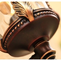 Designer Touch Decorative European Retro Outdoor Wall Sconce Waterproof Carved Wall Light Garden Balcony Courtyard