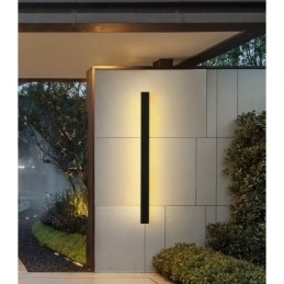 Designer Touch Decorative Outdoor Long Modern Contemporary Wall Lamp Sconce Wall Light IP 44 for Porch Patio Garden
