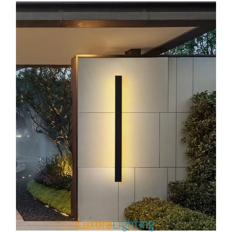 Designer Touch Decorative Outdoor Long Modern Contemporary Wall Lamp Sconce Wall Light IP 44 for Porch Patio Garden
