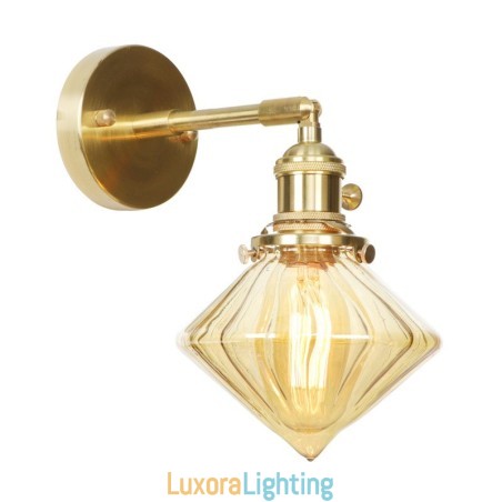Designer Touch Decorative Modern Wall Light with Glass Shade