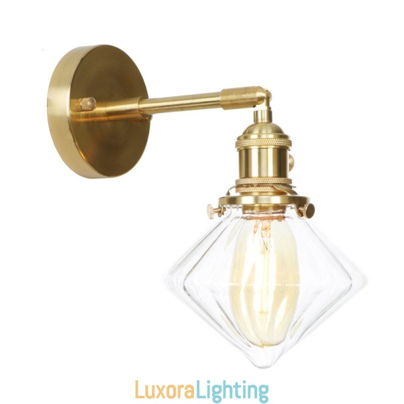 Designer Touch Decorative Modern Wall Light with Glass Shade