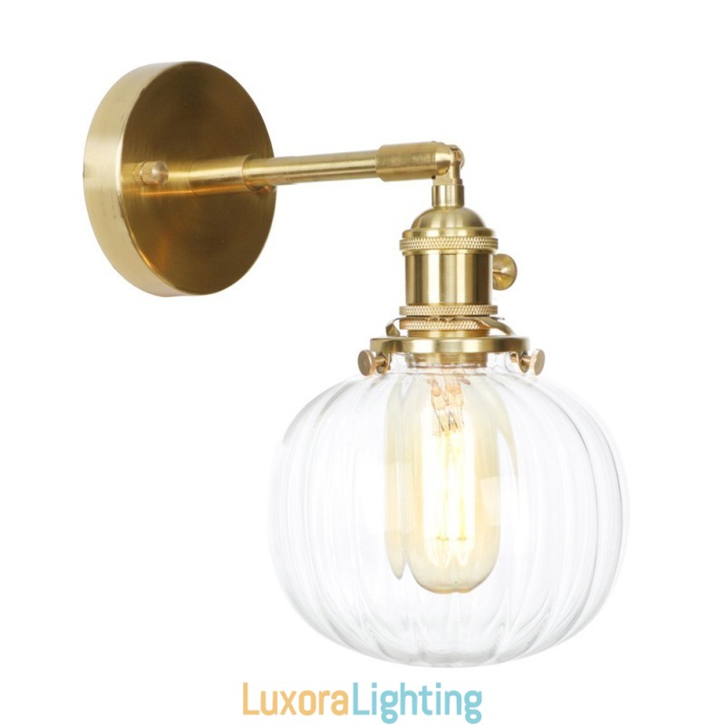 Designer Touch Decorative Modern Bean Wall Light with Ball Glass Shade