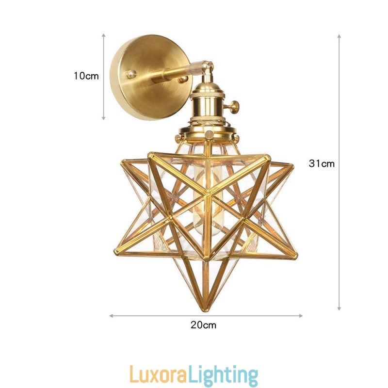 Designer Touch Decorative Modern Wall Light with Glass Shade