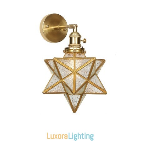 Designer Touch Decorative Modern Wall Light with Glass Shade