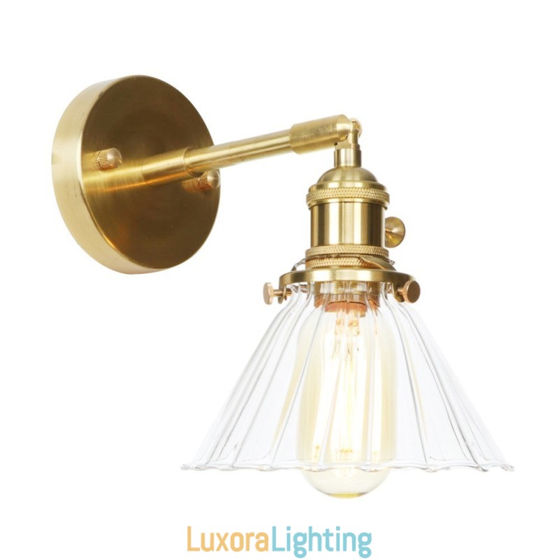 Designer Touch Decorative Modern Wall Light with Glass Shade