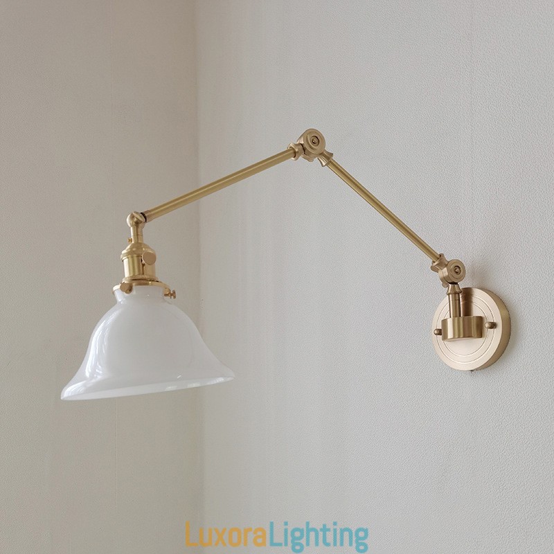 Designer Touch Decorative Modern Wall Light with Glass Shade