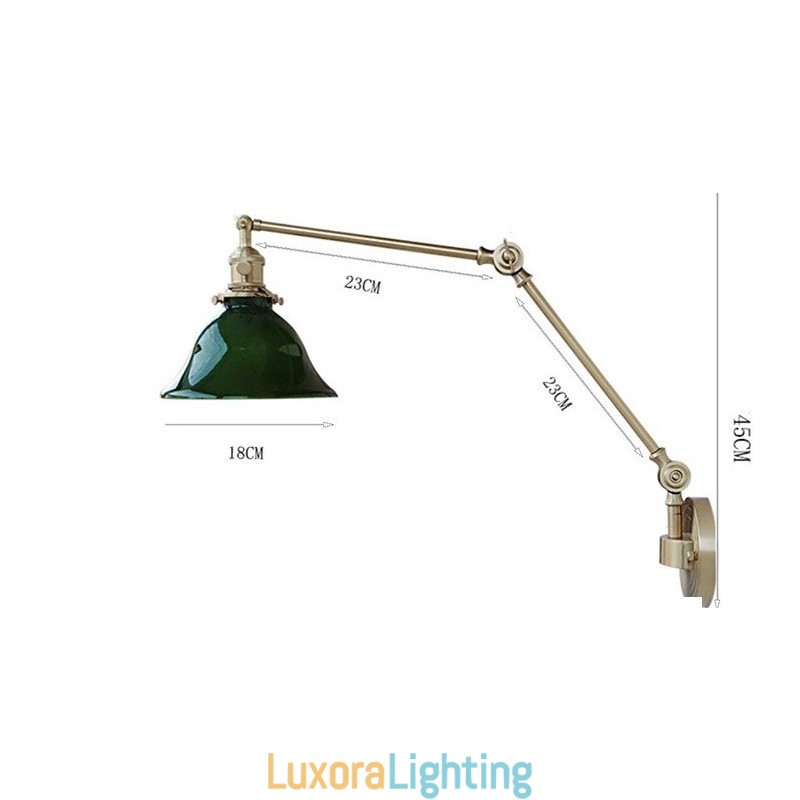 Designer Touch Decorative Modern Wall Light with Glass Shade