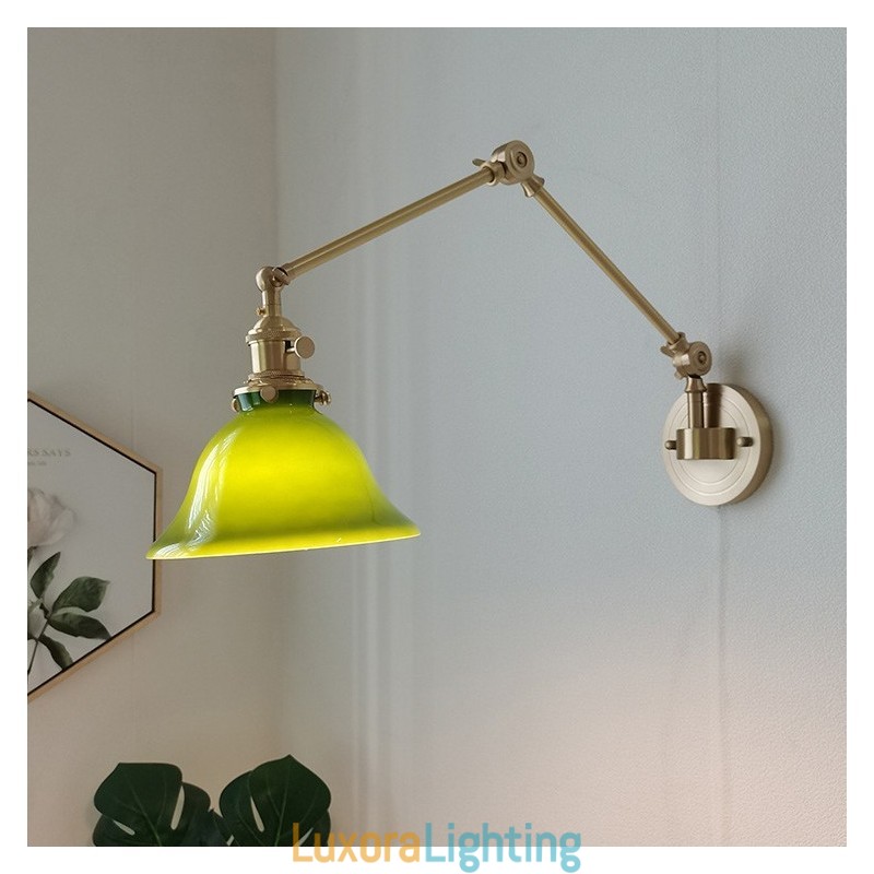 Designer Touch Decorative Modern Wall Light with Glass Shade